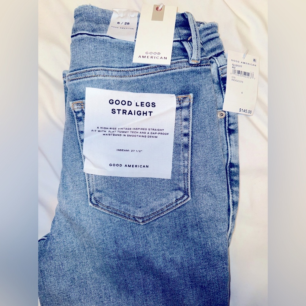NWT Good American Good Legs Straight